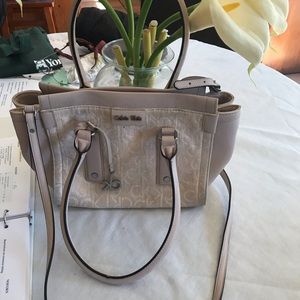 Pink Calvin Klein purse